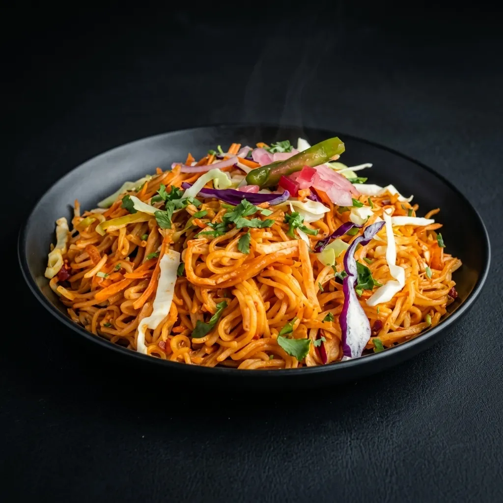 Delhi Chow Mein Hakka noodles at Sector 17, Calgary NE