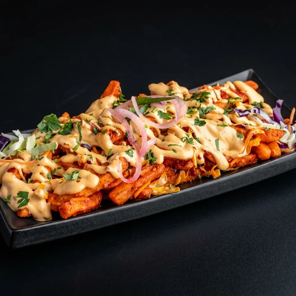 Vegetable Masala Fries at Sector 17, Calgary NE